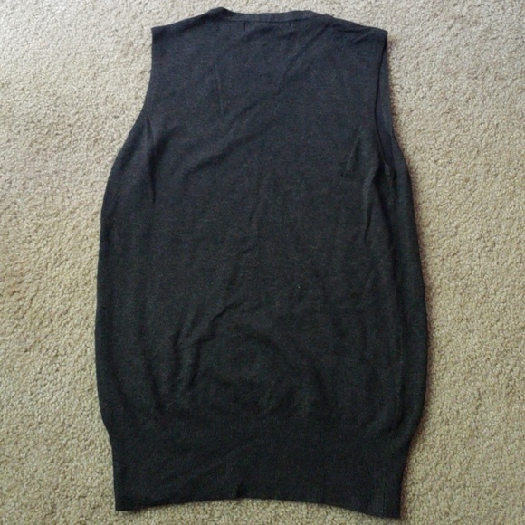 ZARA dark gray sweater vest L - Picture 3 of 3
